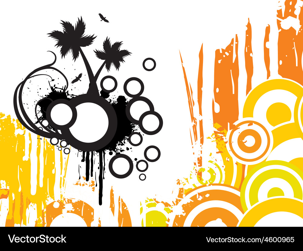 Abstract tree design Vector Image