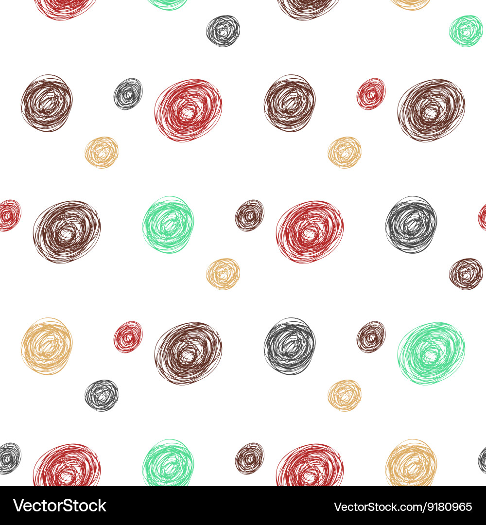 Circle pattern abstract background Vector Image