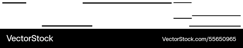 Minimal horizontal lines of different lengths Minimal horizontal lines of different lengths Vector Image