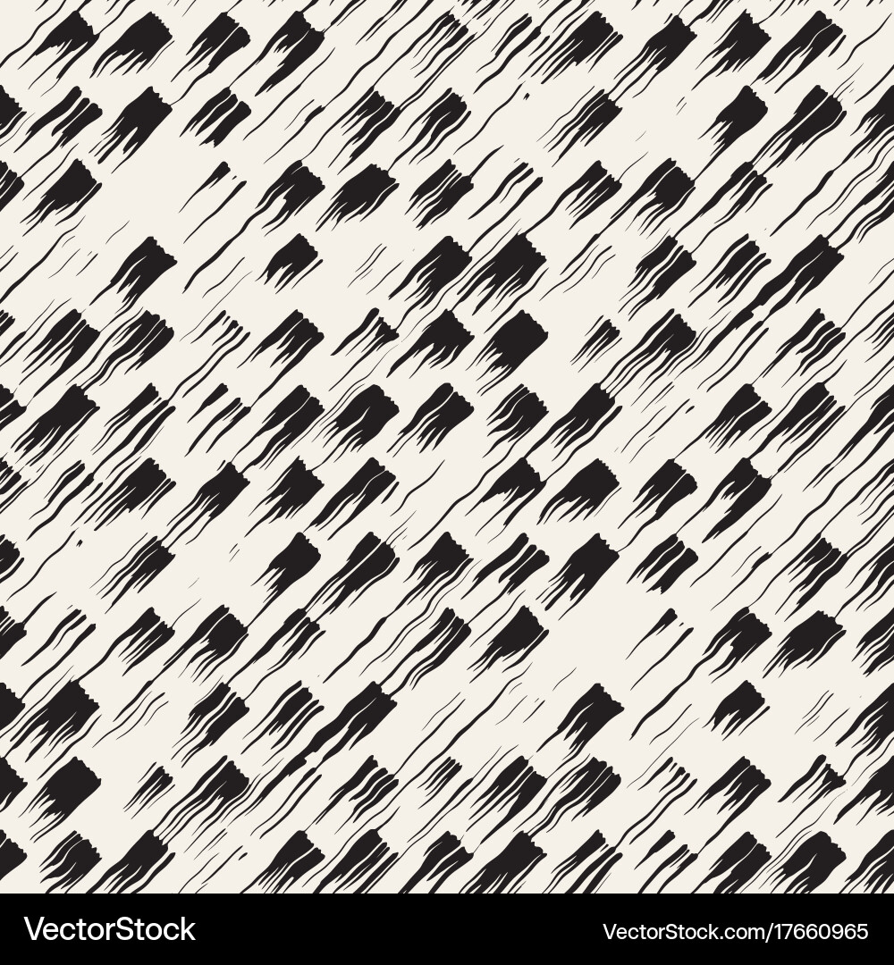 Seamless pattern with stripes and strokes vector image