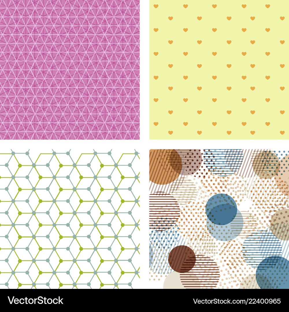Set of cards patterns at the background Set of cards patterns at the background vector image
