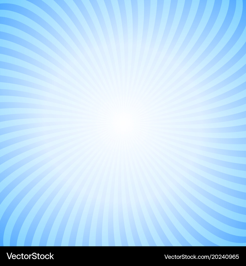 Spiral abstract background from twisting rays vector image
