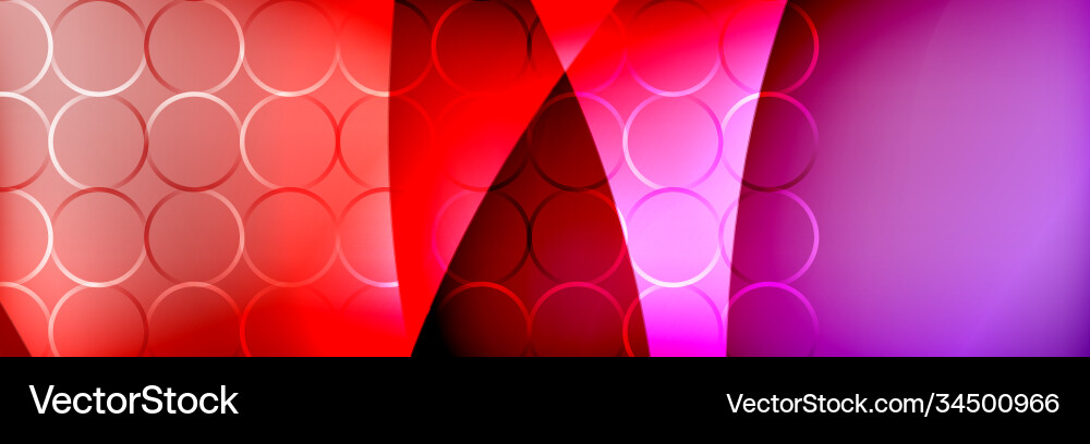 Fluid gradient neon color waves abstract Vector Image