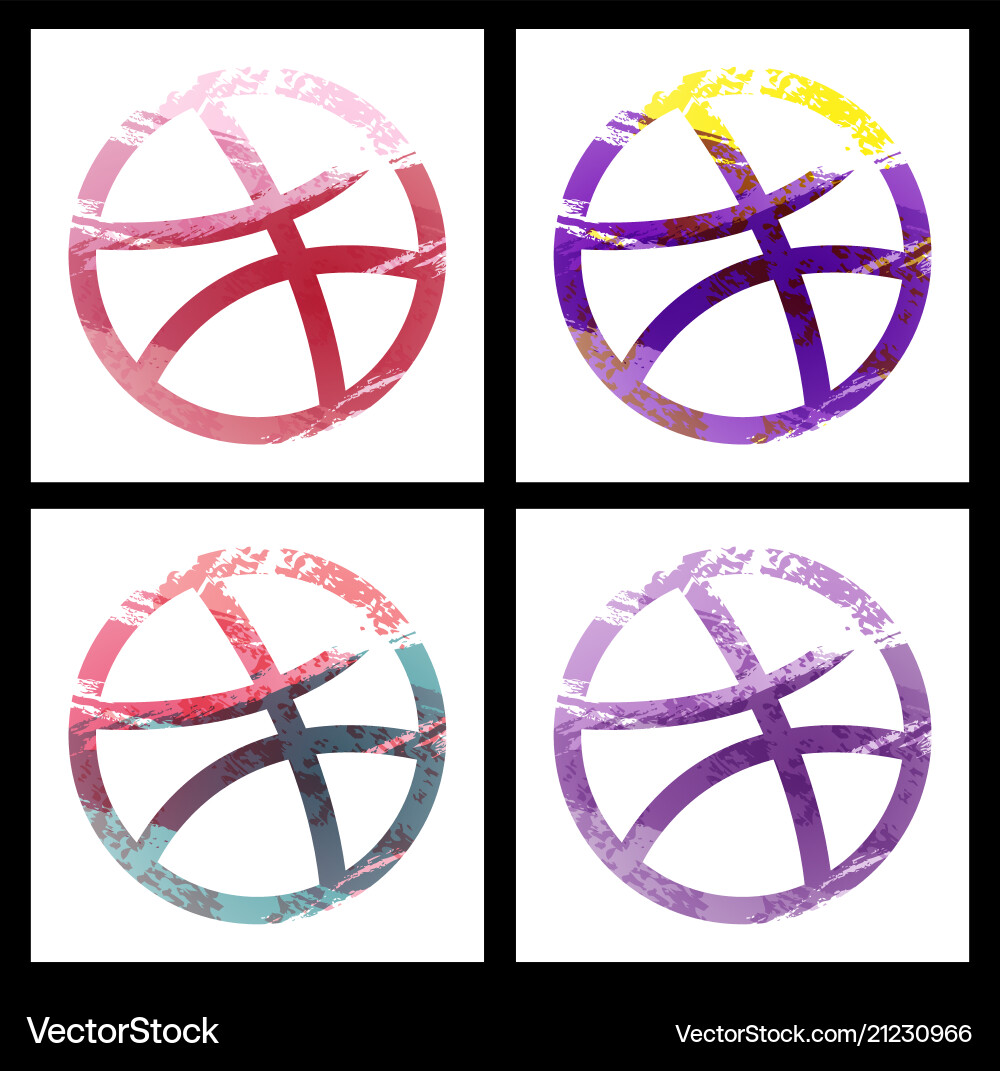 Set of social networking icons web design flat Set of social networking icons web design flat Vector Image
