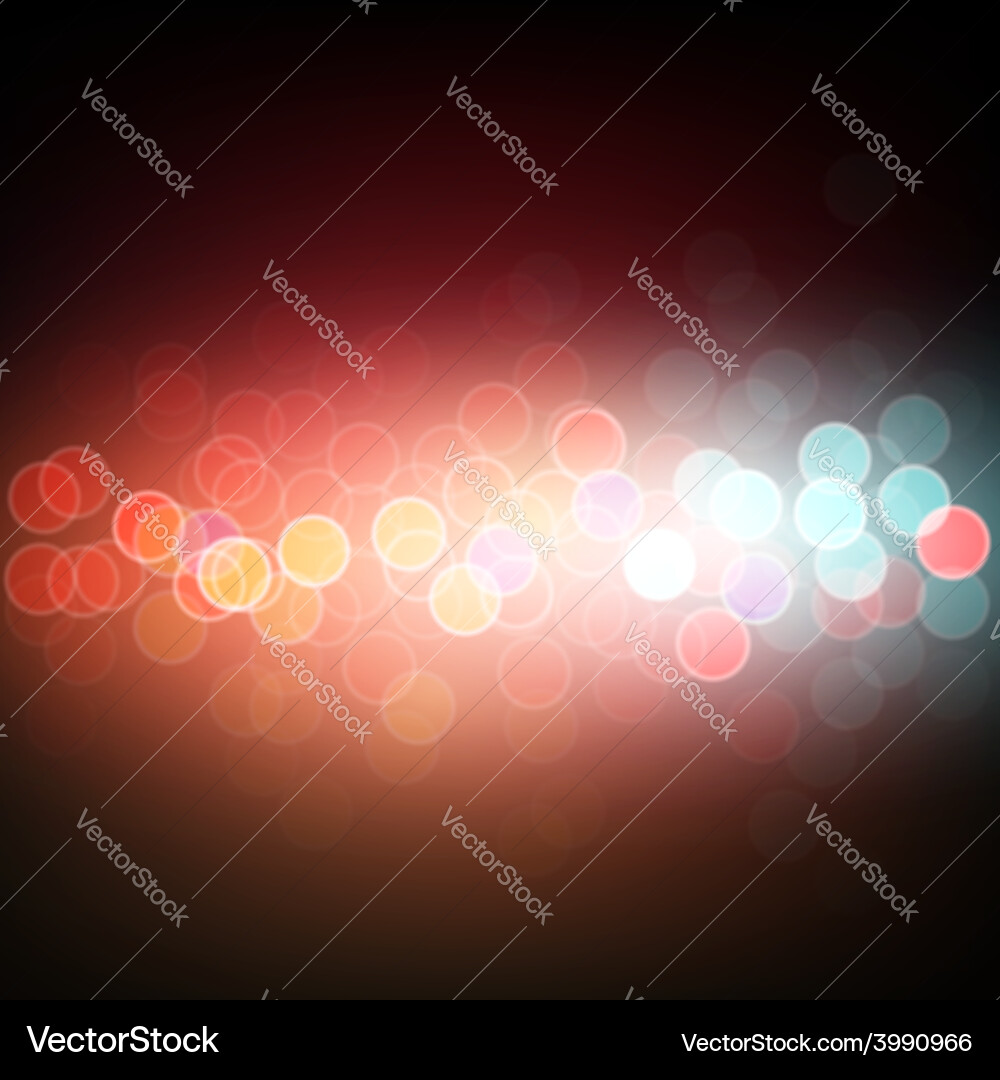Shimmering Bokeh Background Vector Image