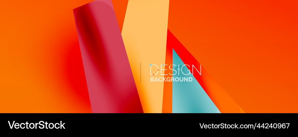 Background abstract overlapping shapes minimal Vector Image