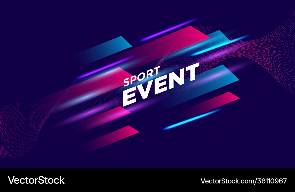Bright abstract background with a dynamic waves Vector Image