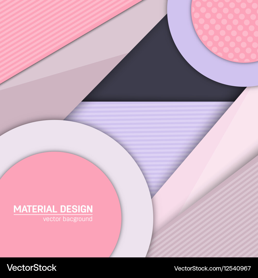 Material design background abstract vector image