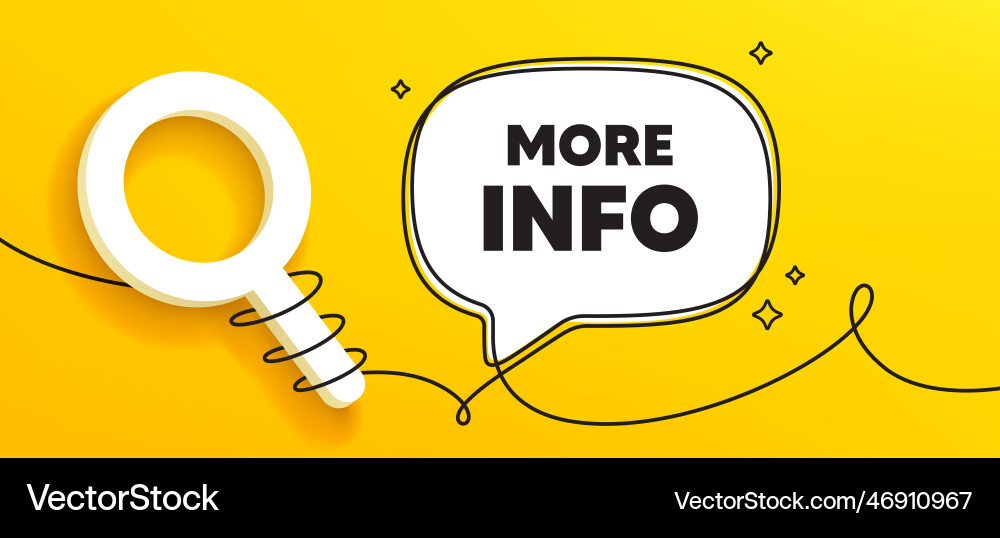More info symbol navigation sign continuous line More info symbol navigation sign continuous line Vector Image