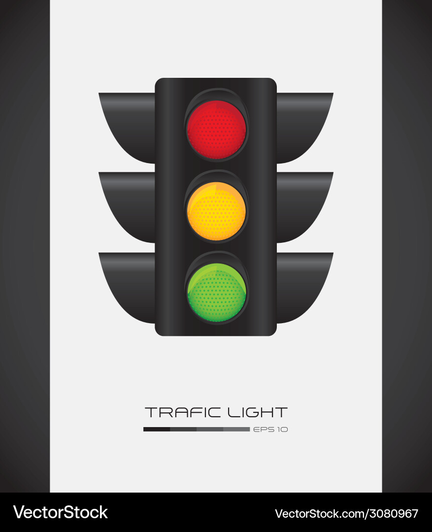 Semaphore design vector image