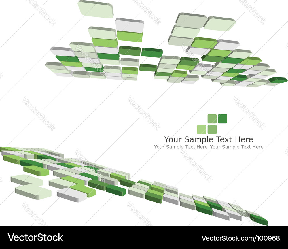 3d checked background Vector Image
