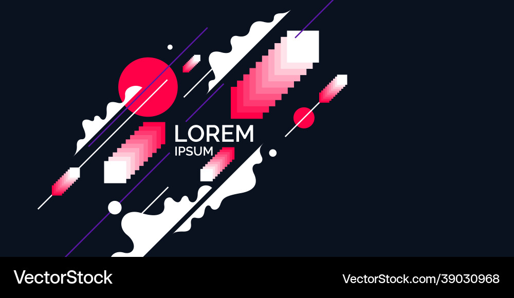 Abstract Amorphous Forms Background Vector Image
