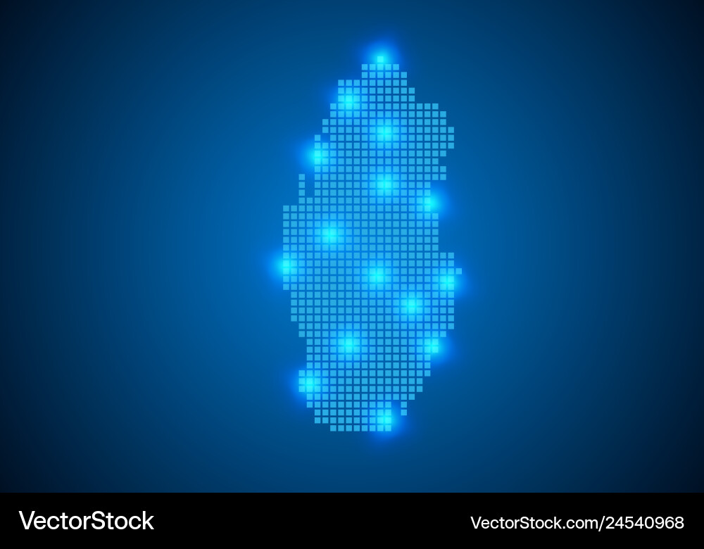 Abstract blue background with map internet line Abstract blue background with map internet line vector image