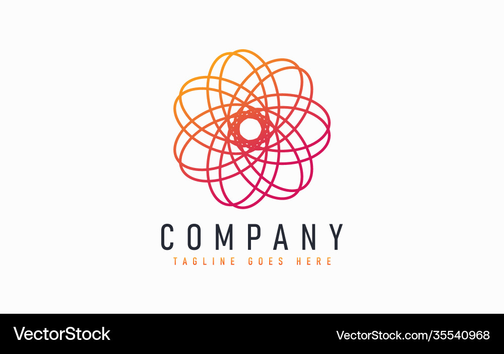Abstract modern logo design based from circular Abstract modern logo design based from circular vector image