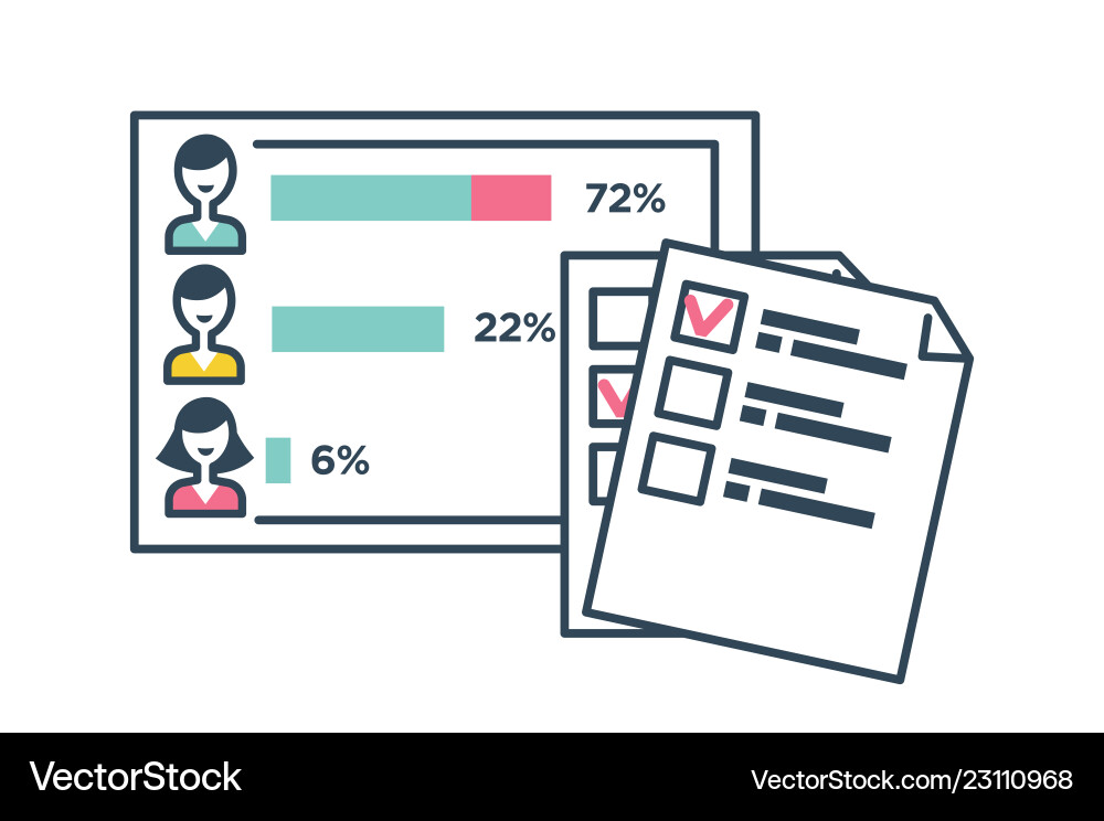 Election Voting Concepts Vector Image