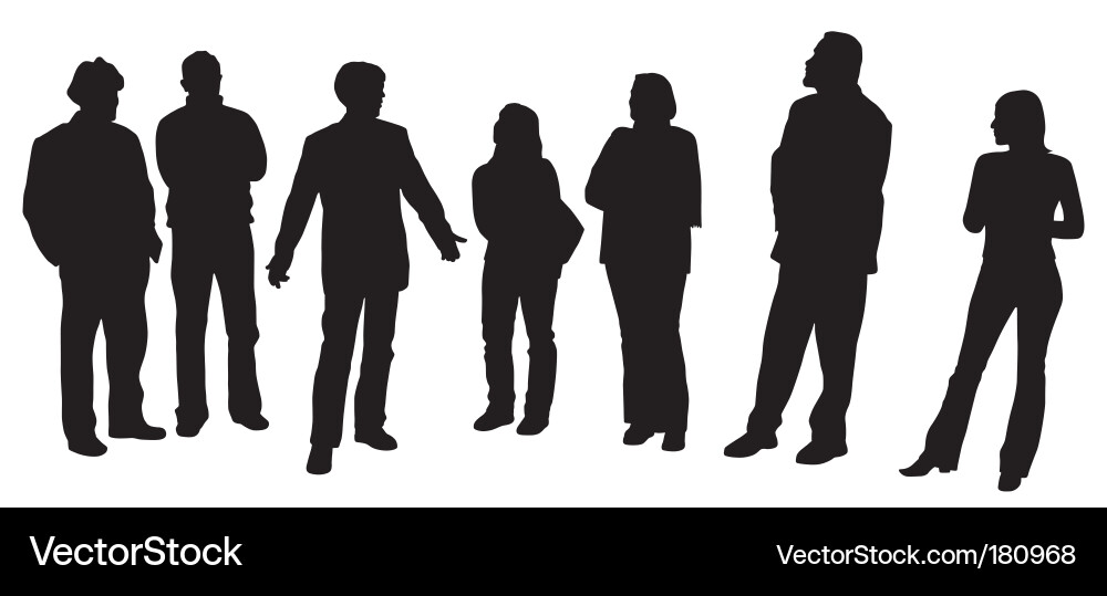 Group Presentation Meeting Royalty Free Vector Image