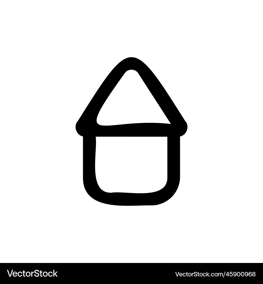 Home icon simple style web site page Home icon simple style web site page vector image