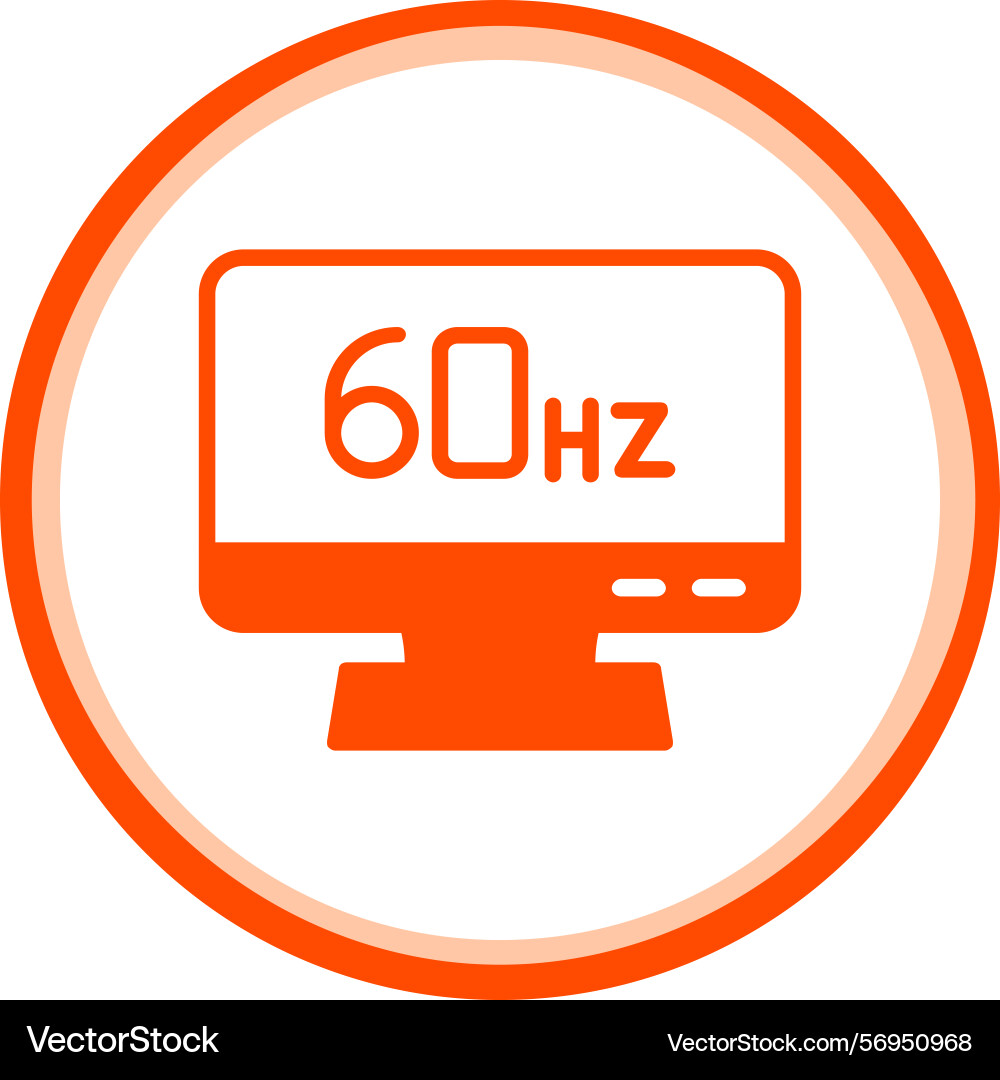 Monitor Icon - Display Vector Image