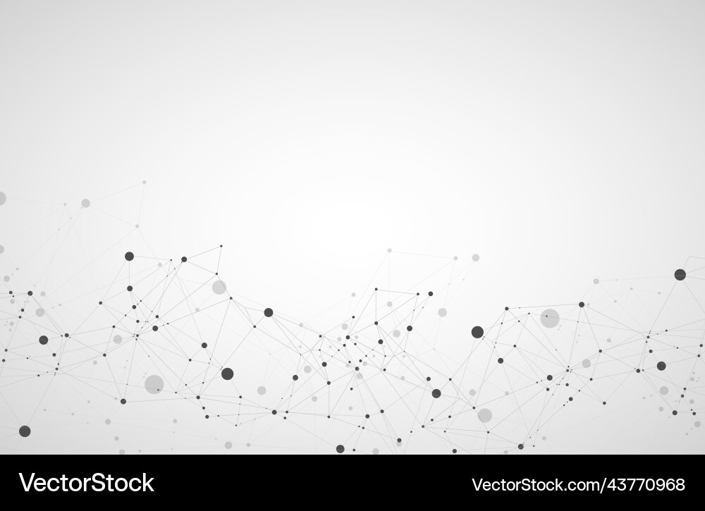 Template for science and technology presentation Template for science and technology presentation vector image