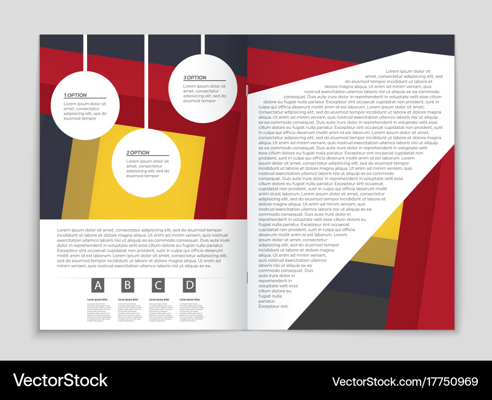 Abstract layout background set for art vector image