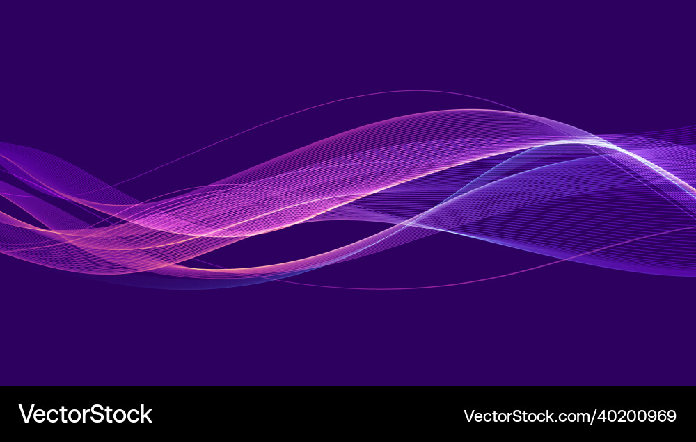 Abstrakte Wellen glänzend blau bewegt Linien Design Abstrakte Wellen glänzend blau bewegt Linien Design vektorbild