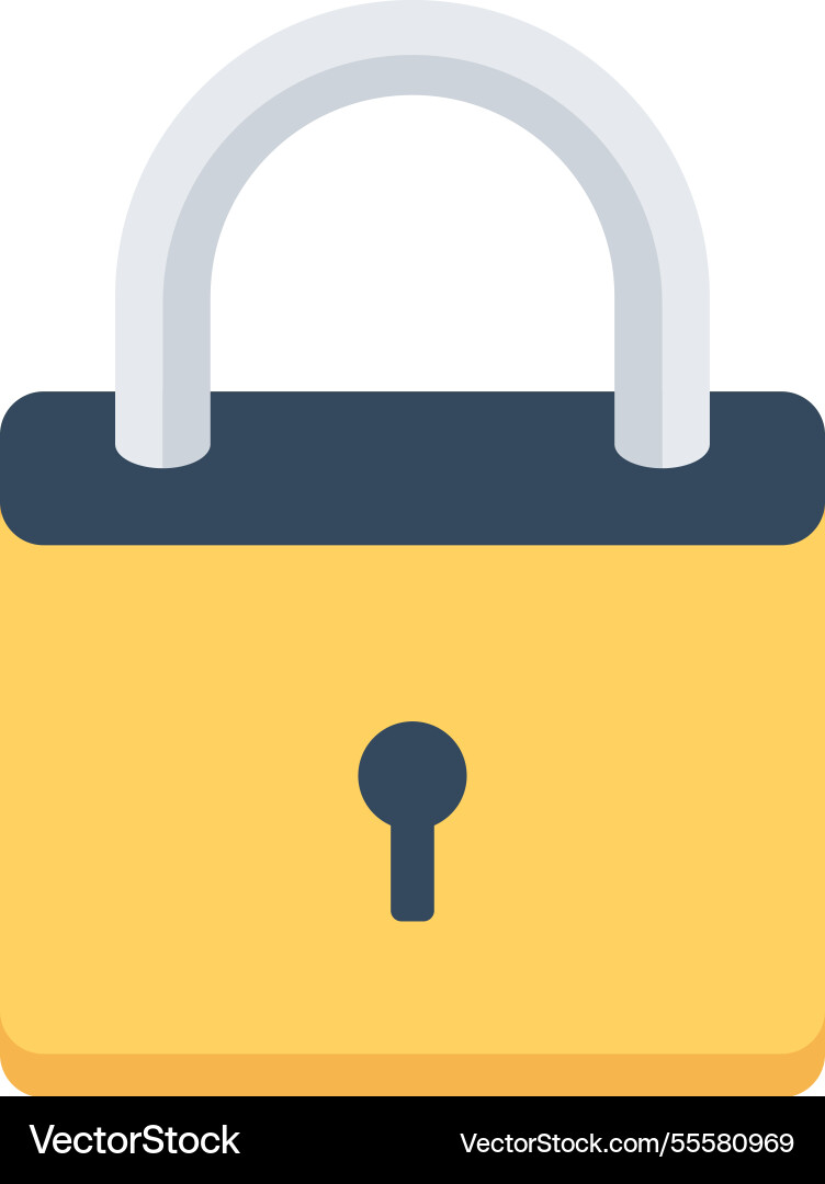 Data encryption flat web icon concept Data encryption flat web icon concept vector image