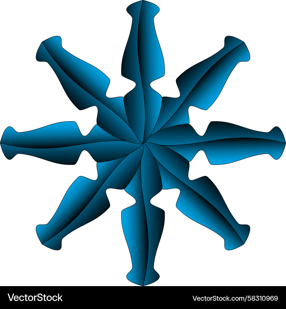 Dynamic Starburst Radial Pattern Vector Image