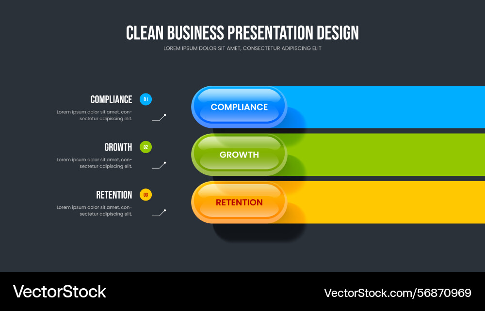 Enterprise report frame layout visual solution 3 Enterprise report frame layout visual solution 3 Vector Image