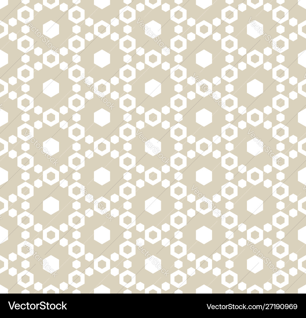 Geometric seamless pattern with hexagons subtle Geometric seamless pattern with hexagons subtle vector image
