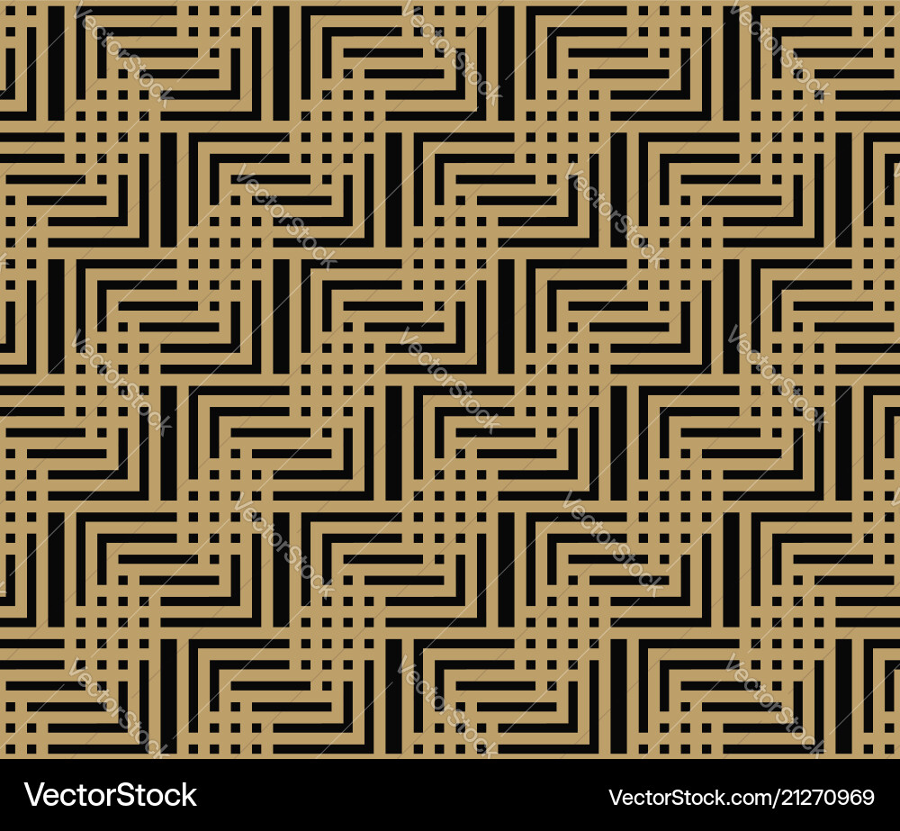 Modern Line Geometric Pattern vector image