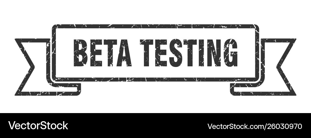 Beta testing vector image