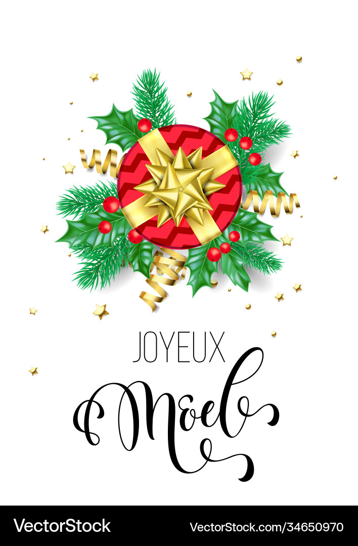 Frohe Weihnachten french joyeux noel ferienhand Frohe Weihnachten french joyeux noel ferienhand vektorbild