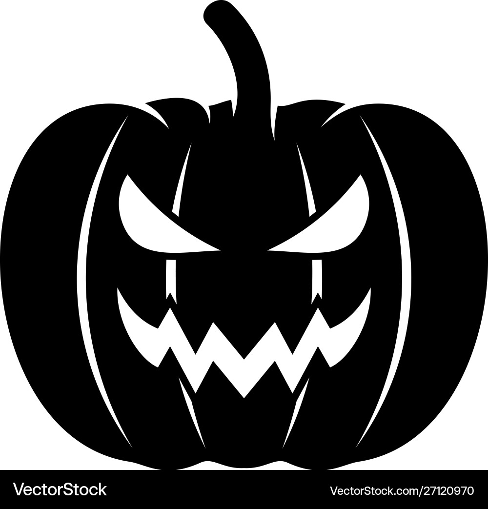 Kürbis für Halloween Design isoliert glücklich Kürbis für Halloween Design isoliert glücklich vektorbild