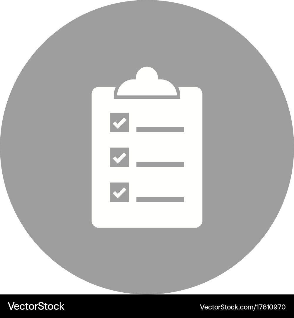 Orders list vector image