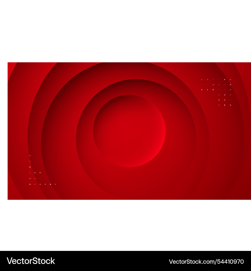 Red circle paper layer abstract background Red circle paper layer abstract background vector image