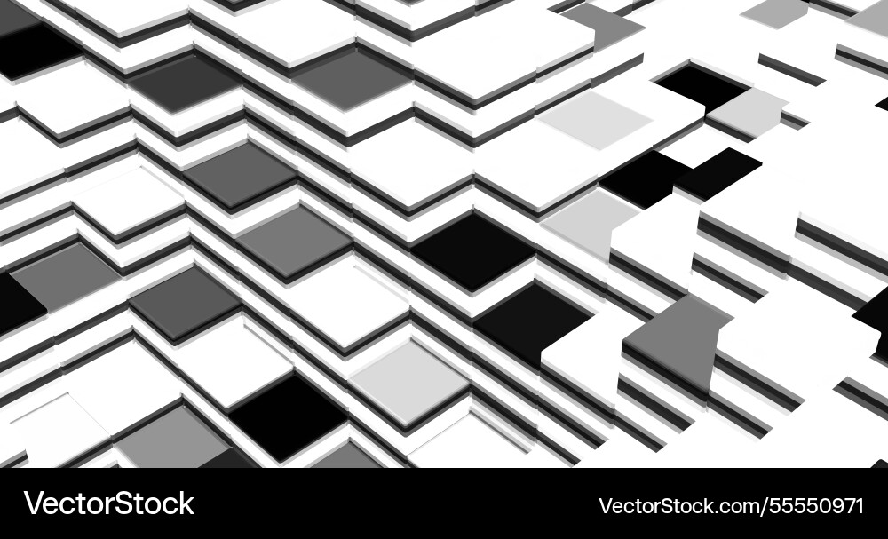 Abstract images of an array geometric shapes Abstract images of an array geometric shapes Vector Image