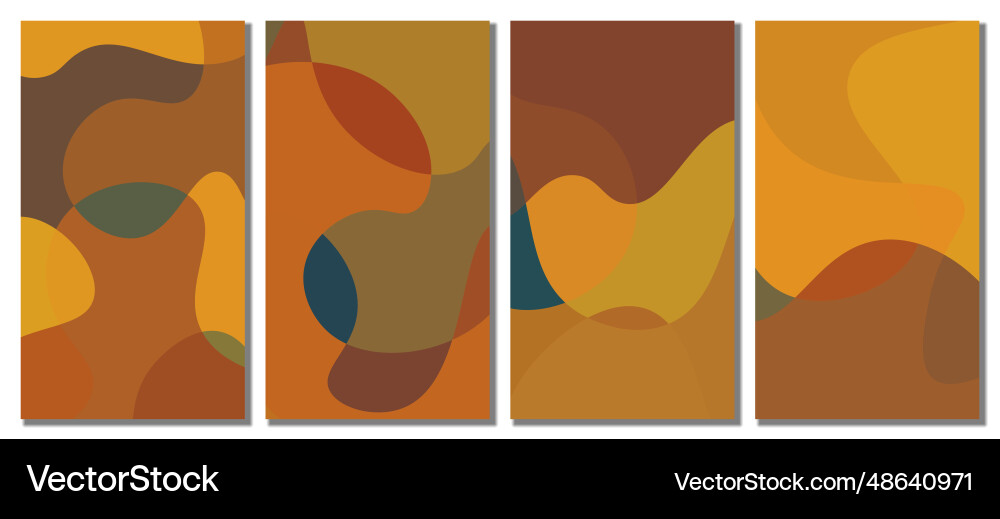 Abstract wavy set background Abstract wavy set background Vector Image