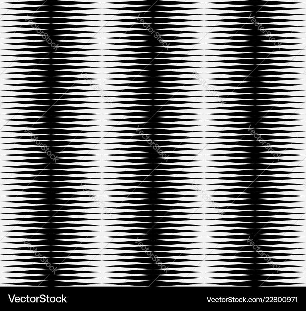 Black and white pattern with pointed triangle Black and white pattern with pointed triangle vector image