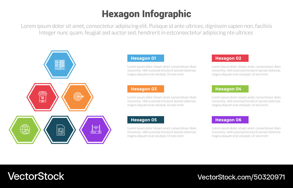 Hexagon or hexagonal honeycombs shape Hexagon or hexagonal honeycombs shape vector image