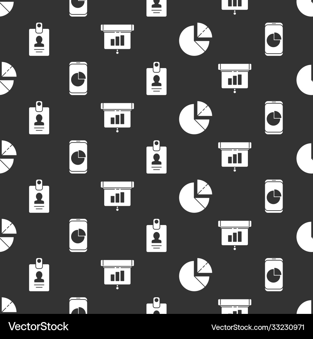 Set pie chart infographic mobile phone with graph Set pie chart infographic mobile phone with graph vector image
