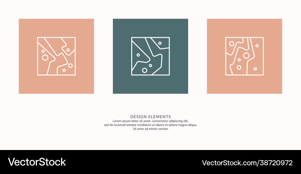 A set modern backgrounds with abstract elements A set modern backgrounds with abstract elements vector image