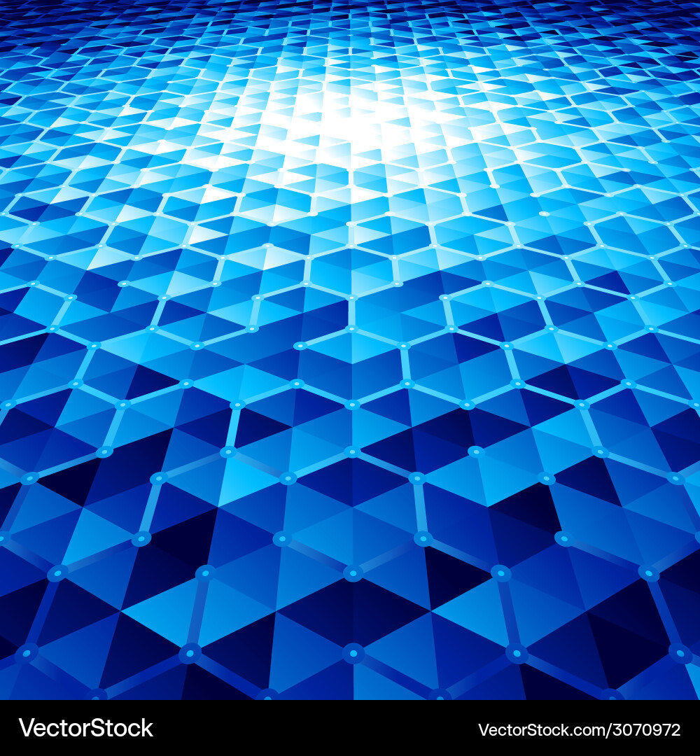 Abstract background with hexagons Vector Image