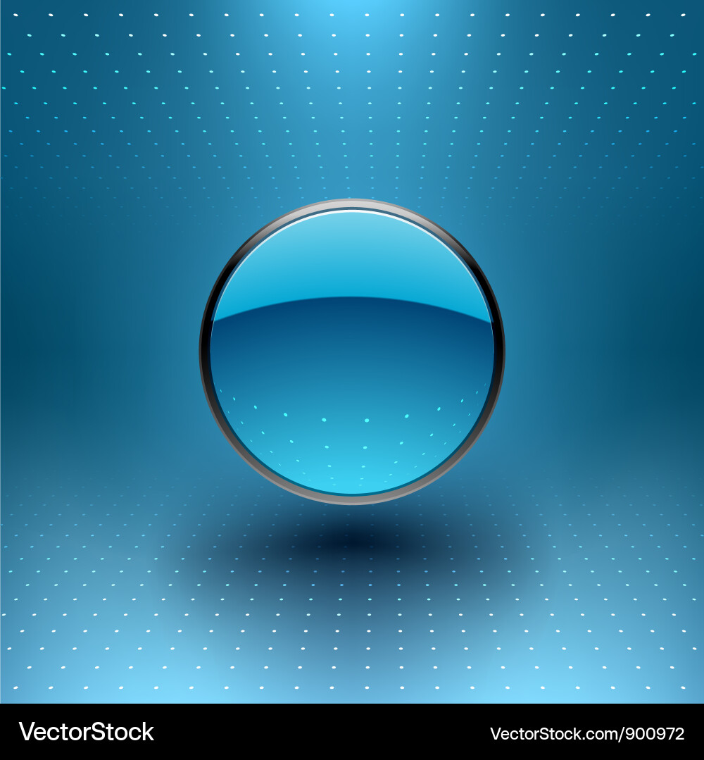 Abstract Blue Sphere Vector Image