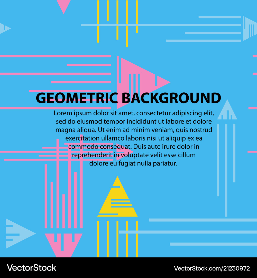 Abstract geometric pattern and background Abstract geometric pattern and background vector image