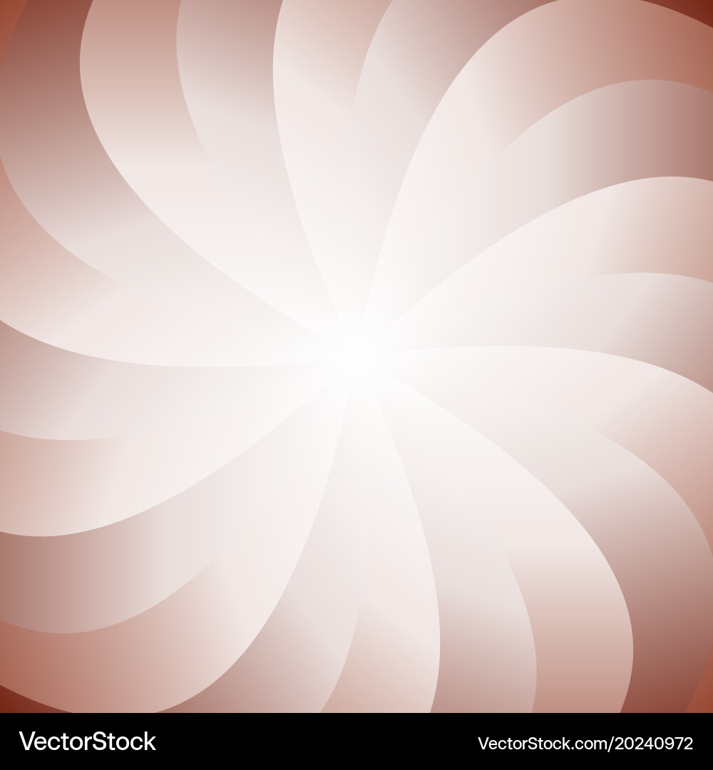 Abstract spiral background from swirling rays Vector Image