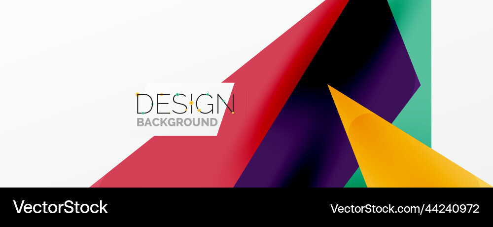 Background abstract overlapping shapes minimal Vector Image