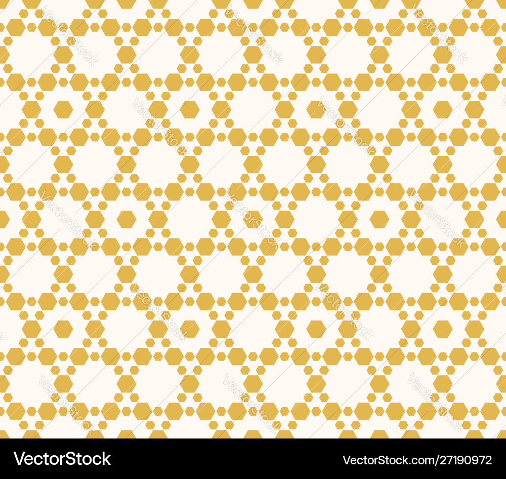 Geometric hexagonal seamless pattern Geometric hexagonal seamless pattern vector image