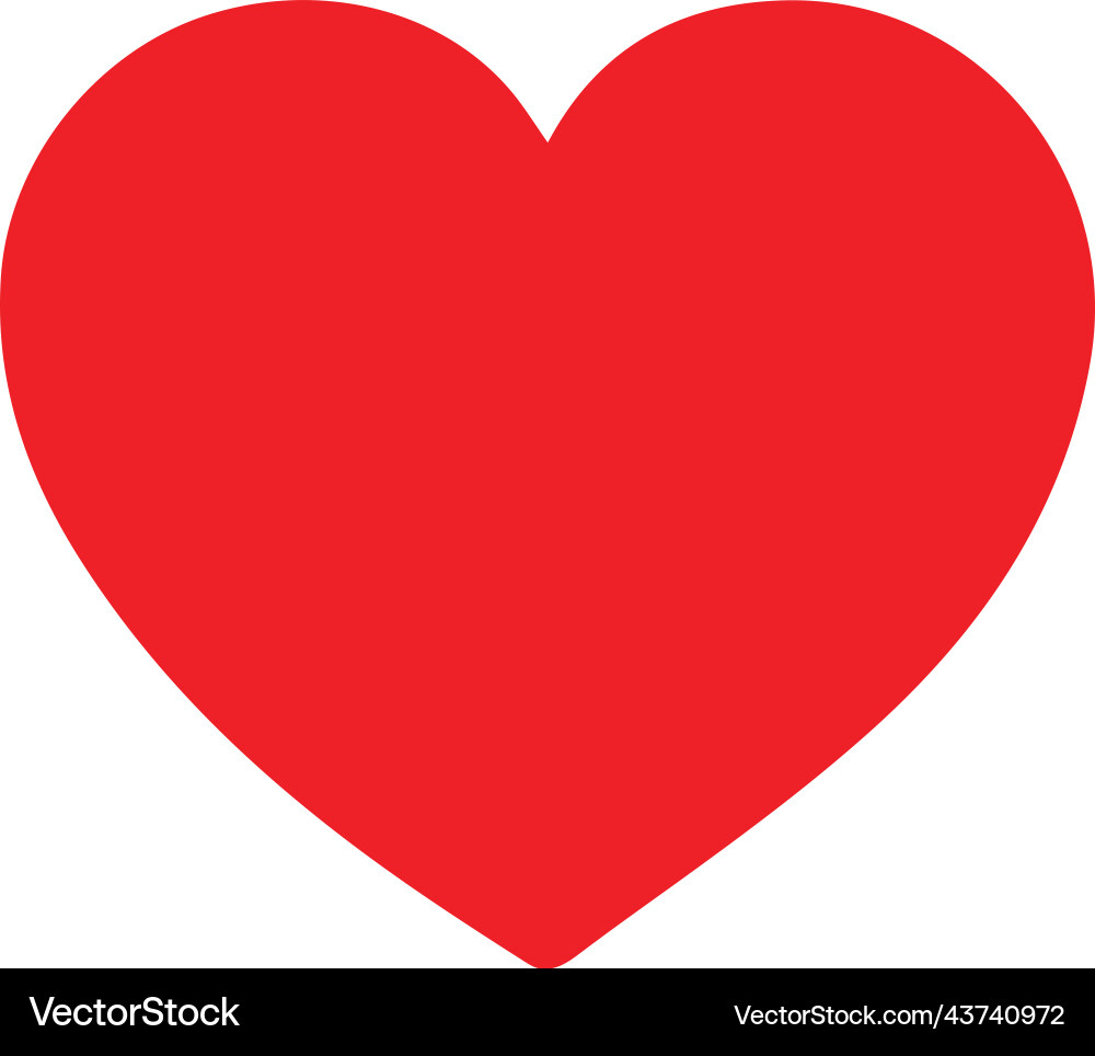 Heart shape love graphic clipart logo icon Heart shape love graphic clipart logo icon vector image