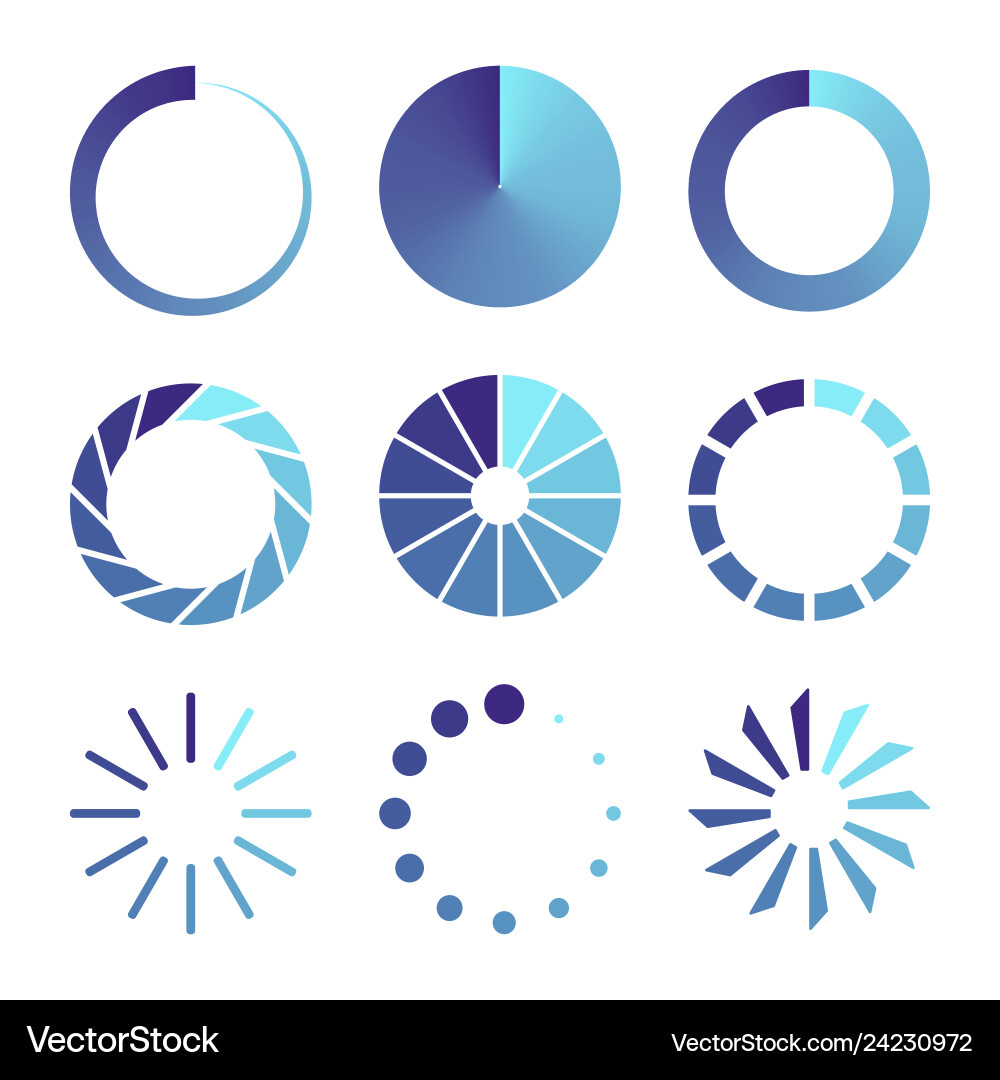 Isolated loading icon Isolated loading icon vector image