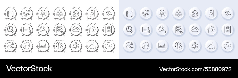 Save planet augmented reality and report document Save planet augmented reality and report document vector image